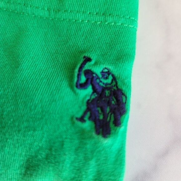 Mens medium bright green Ralph Lauren polo tee shi - Picture 4 of 4